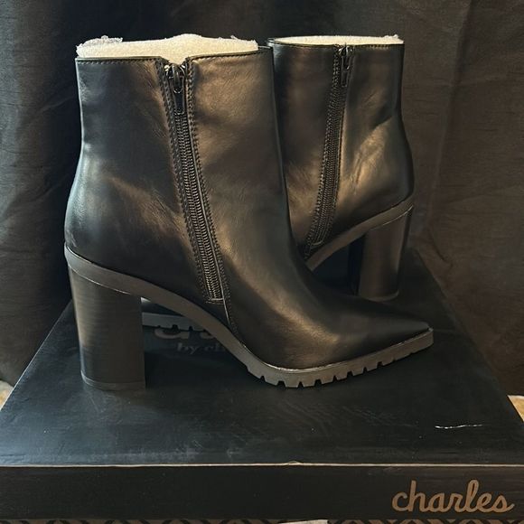 Charles by Charles David Heel Booties - Picture 2 of 5